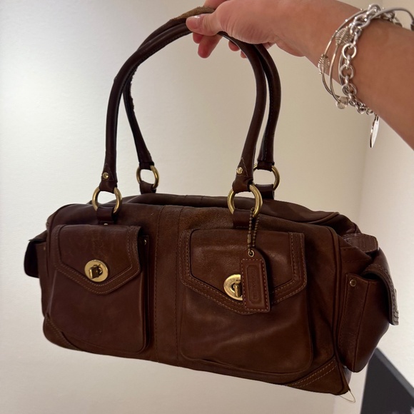 Vintage Coach Legacy Leather Satchel - Picture 7 of 8